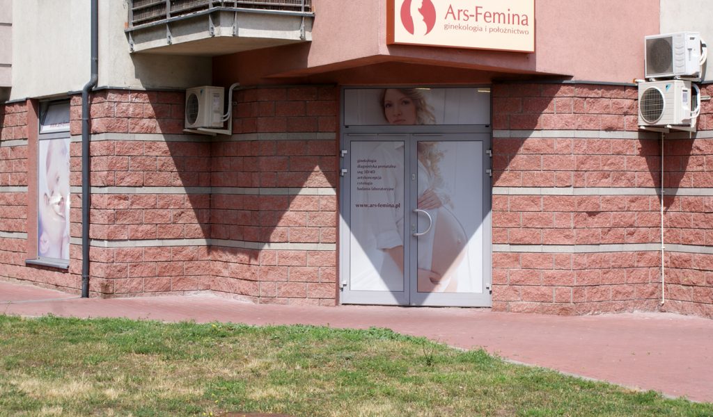 Wejście do gabinetu ginekologicznego Ars-Femina